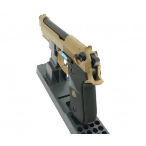 Страйкбольный пистолет WE Beretta M9A1 Rail Tan 6 мм, GBB, Gas WE-M009